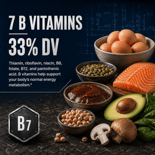 7 B Vitamins - 33% DV