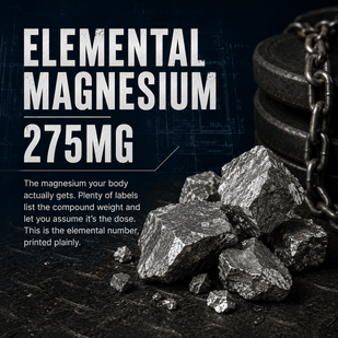 Elemental Magnesium - 275mg